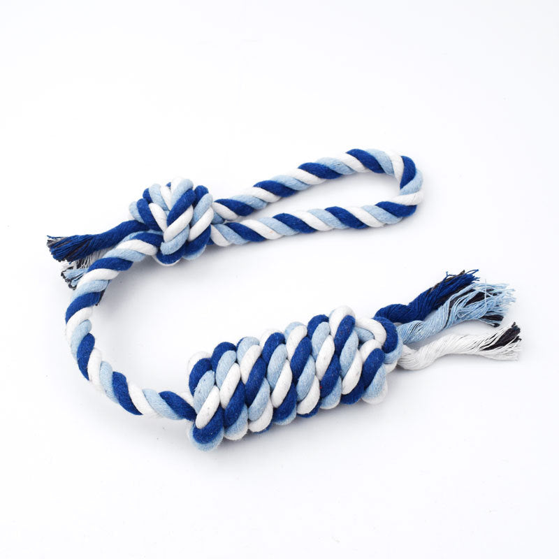 Dog teeth cleaning rope toy