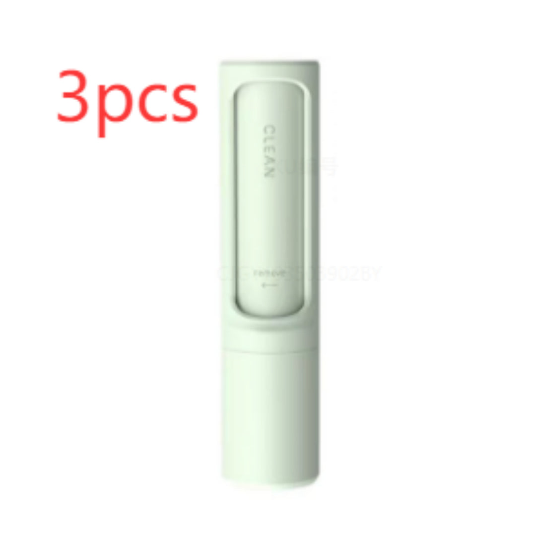 2-in-1 Reusable Pet Hair Remover Brush | Self-Cleaning Lint Roller for Cats & Dogs