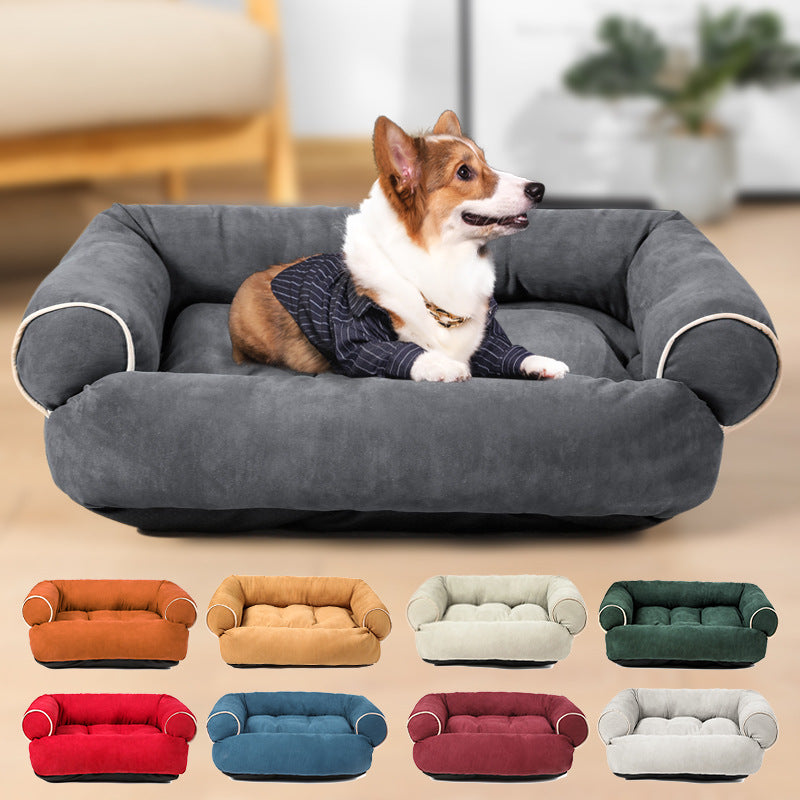 Winter Warm Dog & Cat Sofa Bed Sleeping Bag – Cozy Pet House Cushion for Puppies