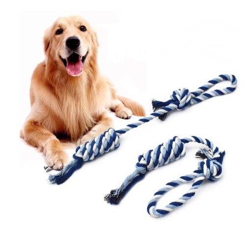 Dog teeth cleaning rope toy