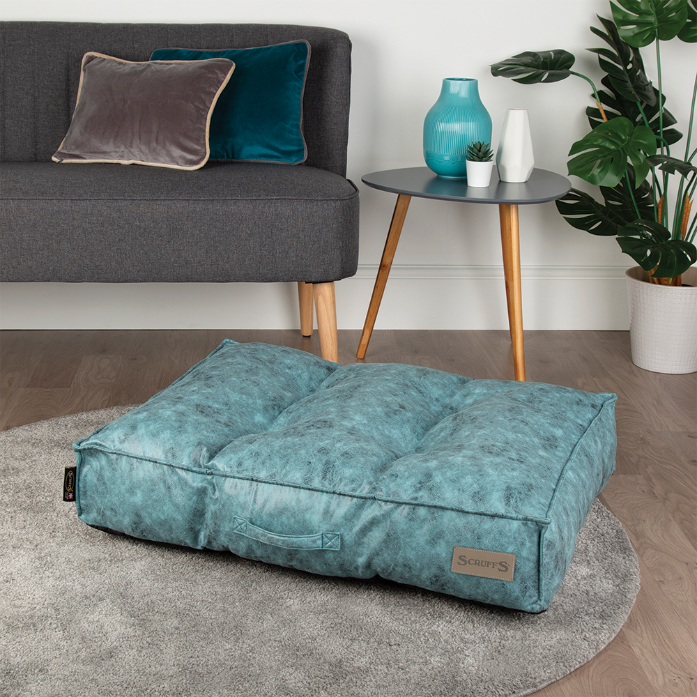 Knightsbridge Dog Mattress (Chocolate, Turquoise, Grey or Olive) by Scruffs