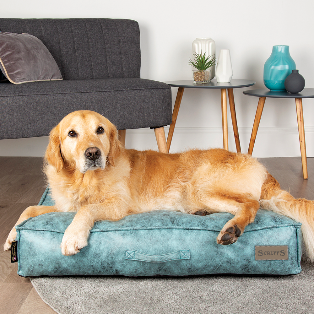 Knightsbridge Dog Mattress (Chocolate, Turquoise, Grey or Olive) by Scruffs
