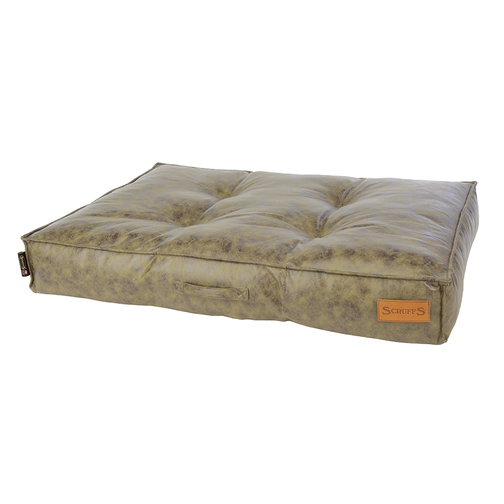Knightsbridge Dog Mattress (Chocolate, Turquoise, Grey or Olive) by Scruffs