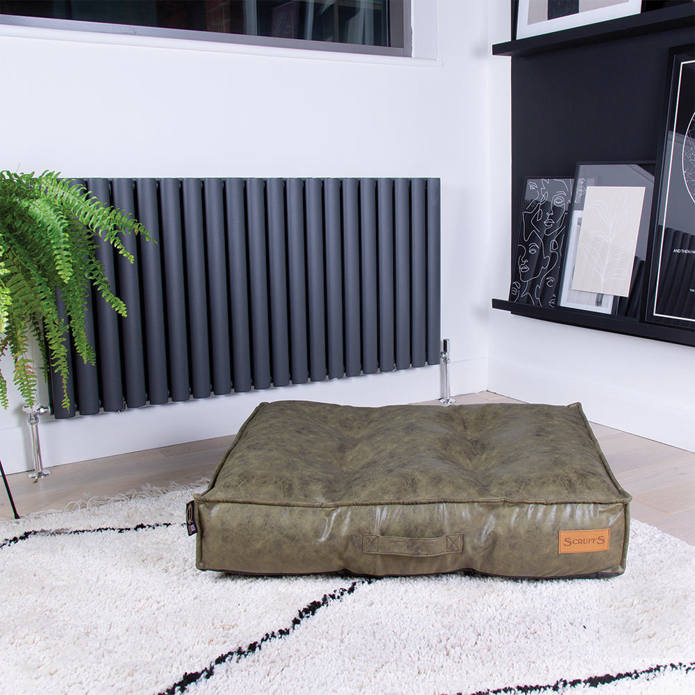 Knightsbridge Dog Mattress (Chocolate, Turquoise, Grey or Olive) by Scruffs