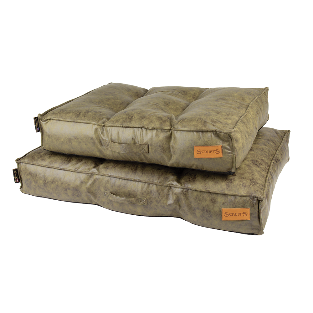 Knightsbridge Dog Mattress (Chocolate, Turquoise, Grey or Olive) by Scruffs