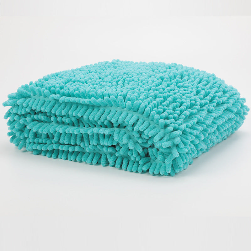 Household Simple Chenille Pet Absorbent Towel