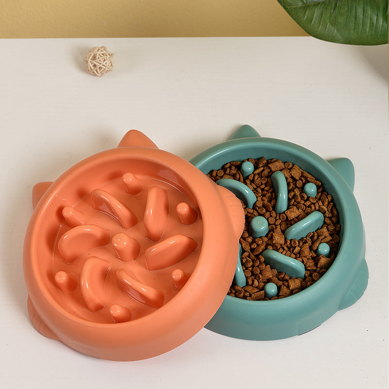 Slow Eating Bowl for Dogs & Cats – Anti-Choke, Healthy Feeding Plate