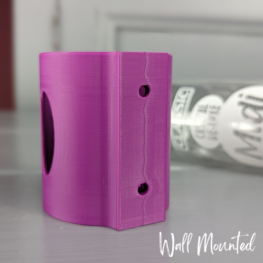 SINGLE Cage/Wall Mounted Water Bottle Holder - Electric Purple - TRADE