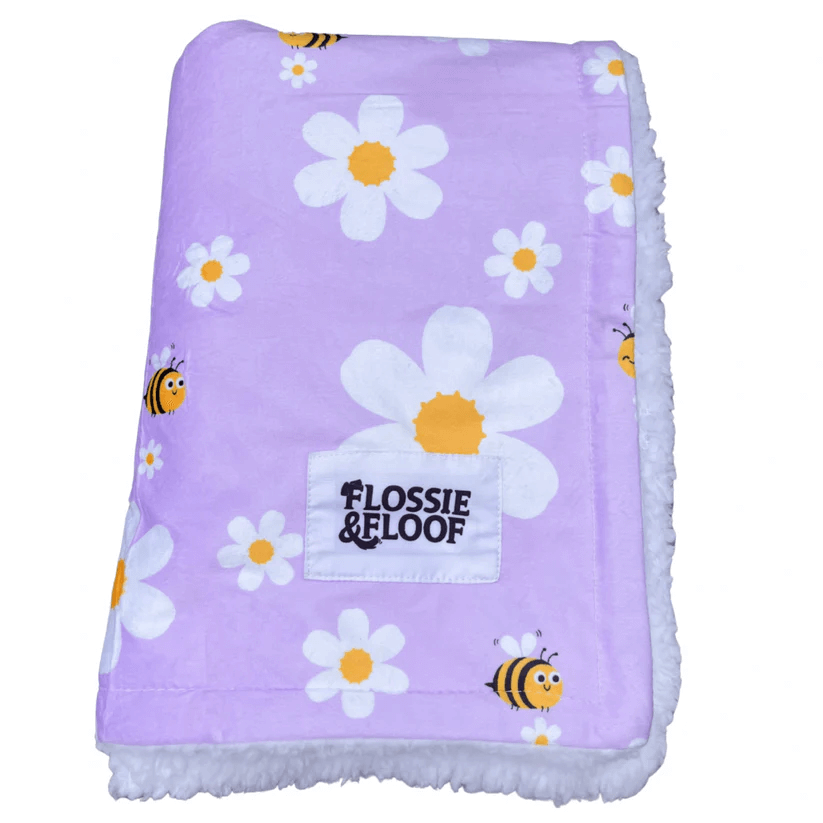 "Cute As Can Bee 2.0" Dog Blanket – by Flossie & Floof