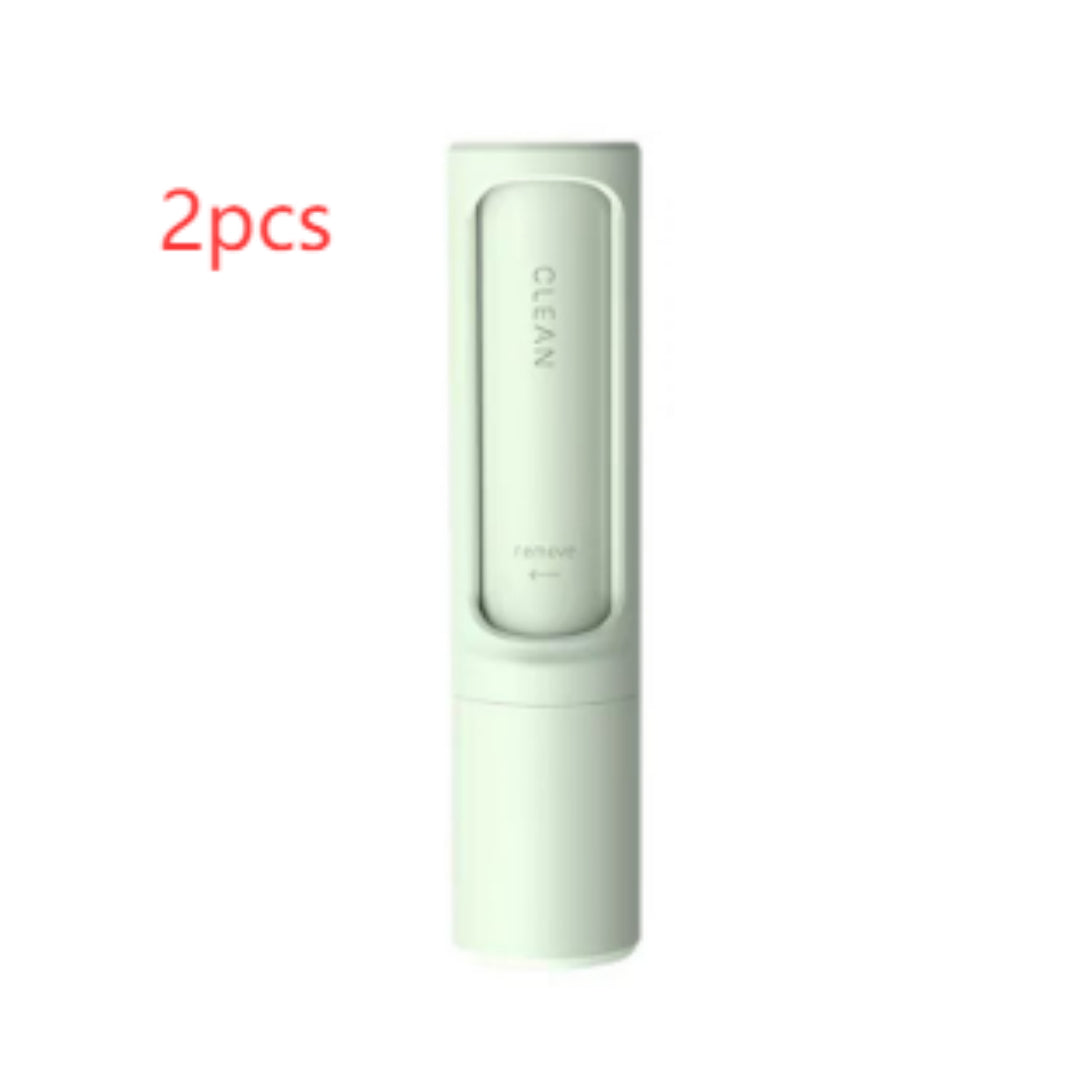 2-in-1 Reusable Pet Hair Remover Brush | Self-Cleaning Lint Roller for Cats & Dogs