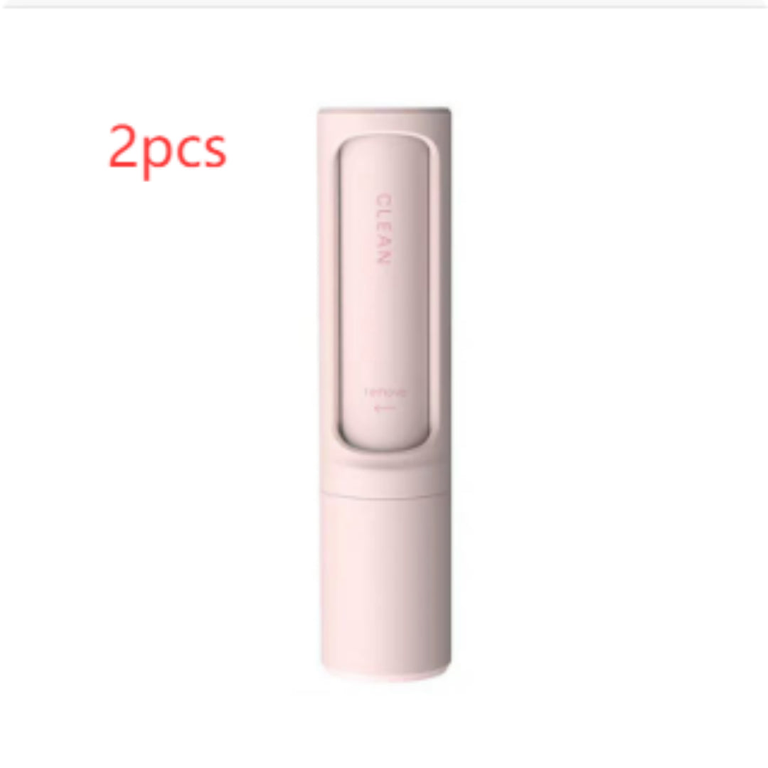 2-in-1 Reusable Pet Hair Remover Brush | Self-Cleaning Lint Roller for Cats & Dogs