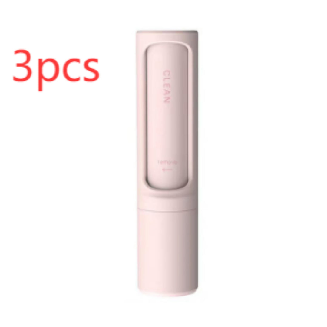 2-in-1 Reusable Pet Hair Remover Brush | Self-Cleaning Lint Roller for Cats & Dogs