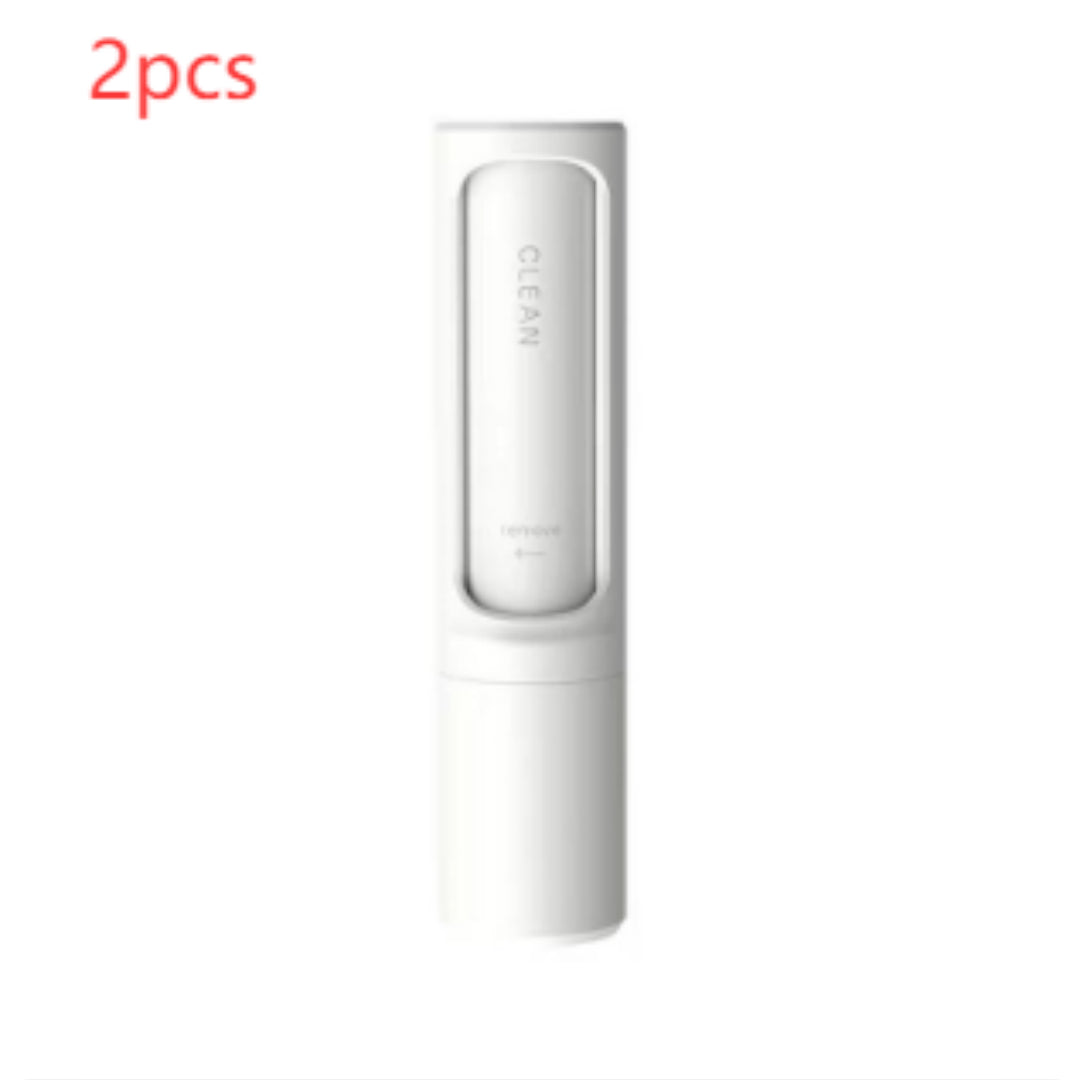 2-in-1 Reusable Pet Hair Remover Brush | Self-Cleaning Lint Roller for Cats & Dogs