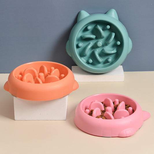 Slow Eating Bowl for Dogs & Cats – Anti-Choke, Healthy Feeding Plate
