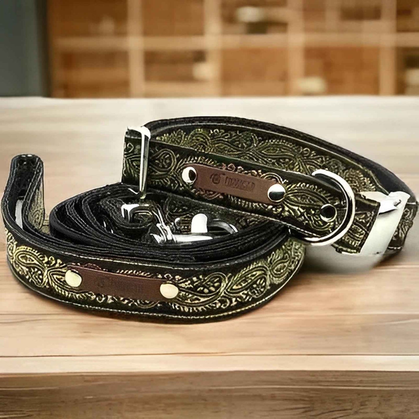 Finnigan's Handmade Designer Dog Collar Set