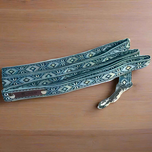 Luxury Bespoke Cotton Dog Lead